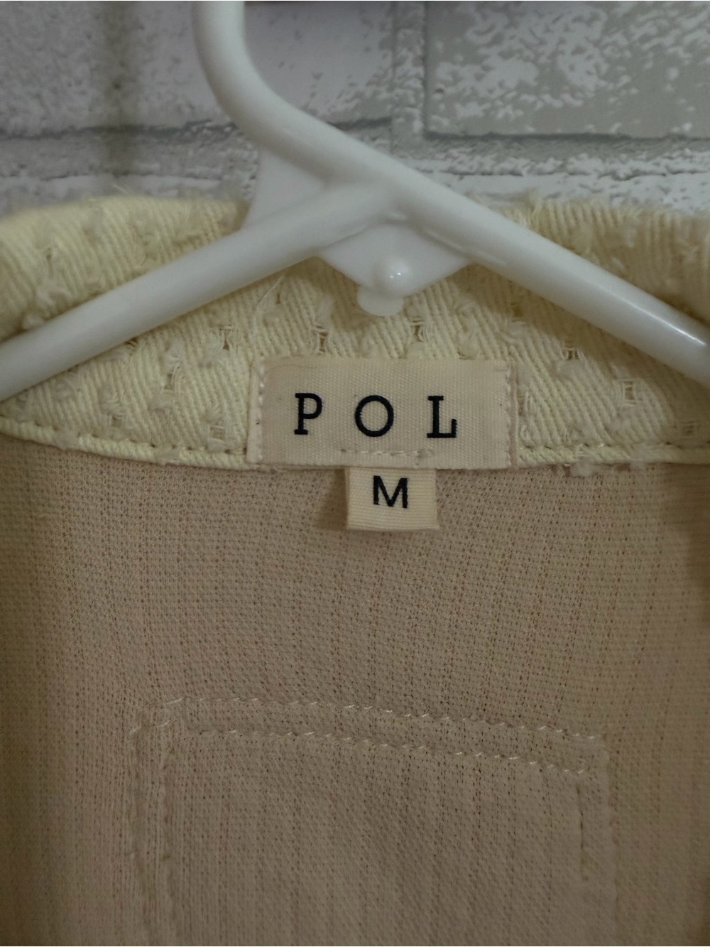 POL Two-Tone Cream & Beige Mixed-Knit Button Cardigan - Picture 5 of 6